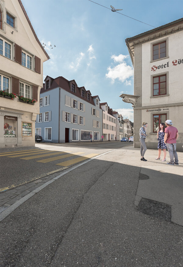 Wiederaufbau Altstadth&auml;user Steckborn